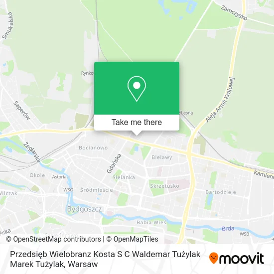 Карта Przedsięb Wielobranz Kosta S C Waldemar Tużylak Marek Tużylak