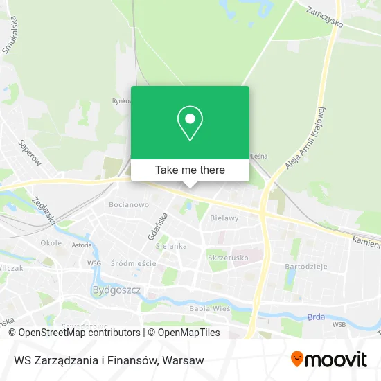 Карта WS Zarządzania i Finansów