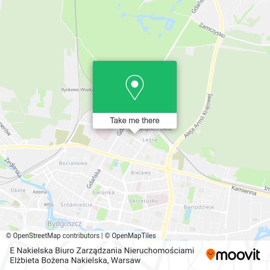 E Nakielska Biuro Zarządzania Nieruchomościami Elżbieta Bożena Nakielska map