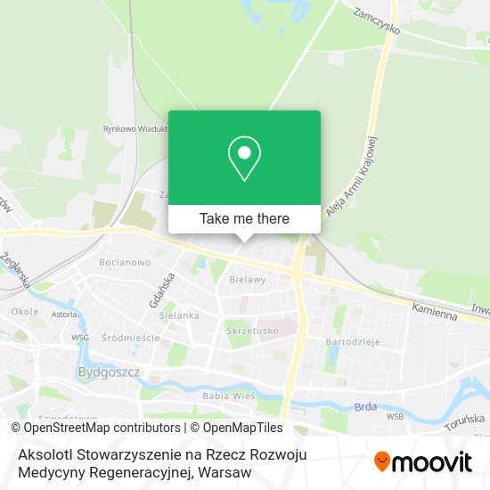 Aksolotl Stowarzyszenie na Rzecz Rozwoju Medycyny Regeneracyjnej map