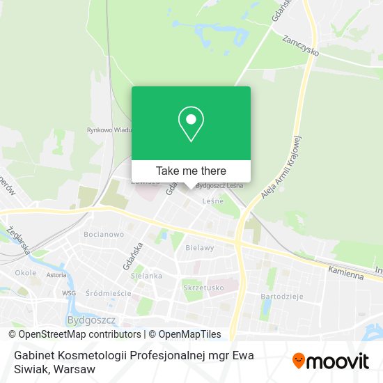 Gabinet Kosmetologii Profesjonalnej mgr Ewa Siwiak map