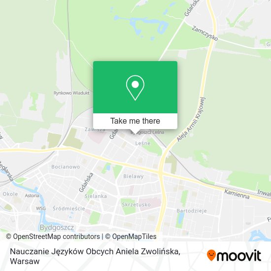 Nauczanie Języków Obcych Aniela Zwolińska map