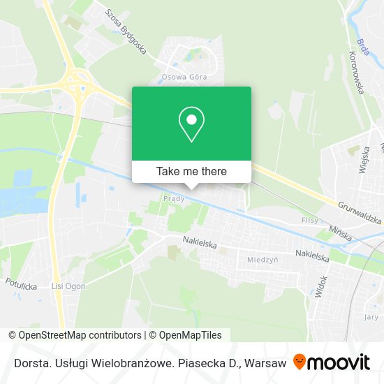 Dorsta. Usługi Wielobranżowe. Piasecka D. map