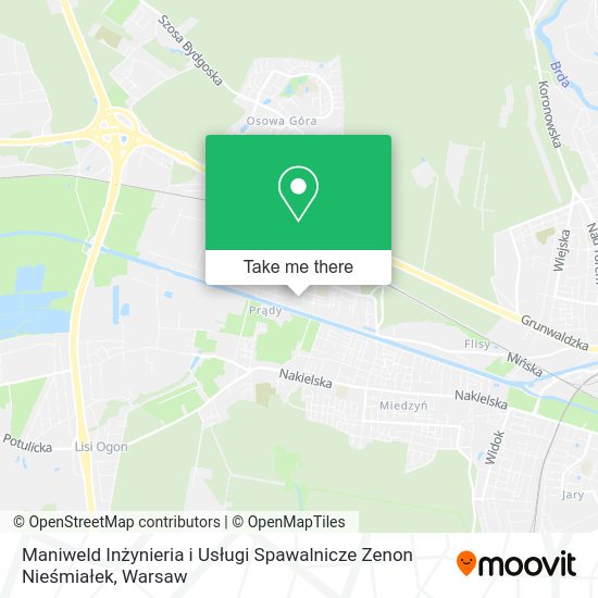 Maniweld Inżynieria i Usługi Spawalnicze Zenon Nieśmiałek map