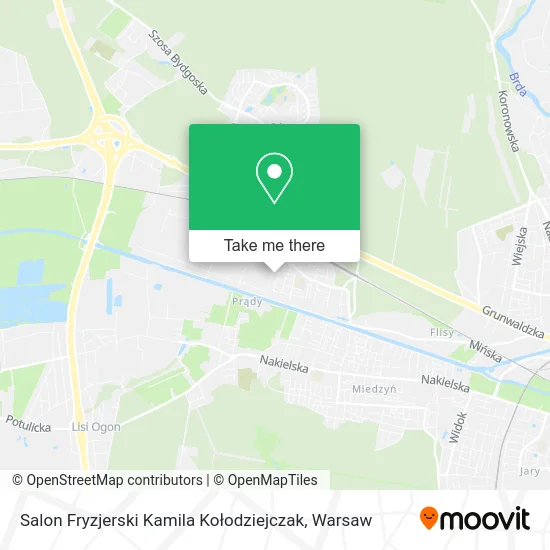 Salon Fryzjerski Kamila Kołodziejczak map