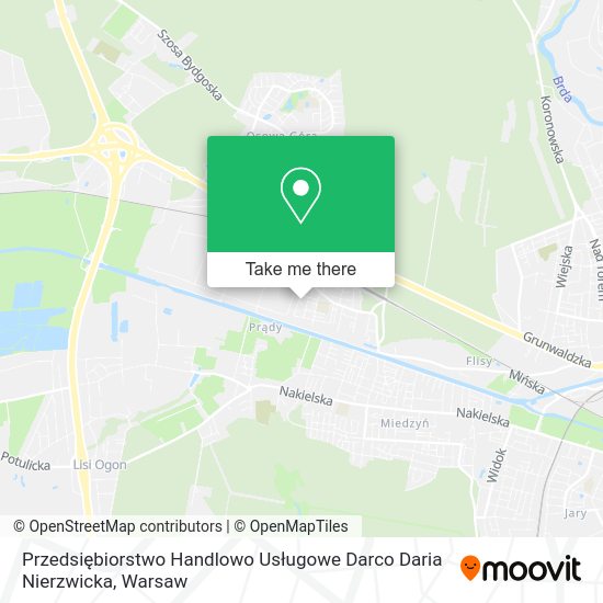 Przedsiębiorstwo Handlowo Usługowe Darco Daria Nierzwicka map