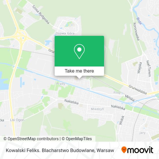 Kowalski Feliks. Blacharstwo Budowlane map