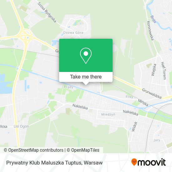 Prywatny Klub Maluszka Tuptus map