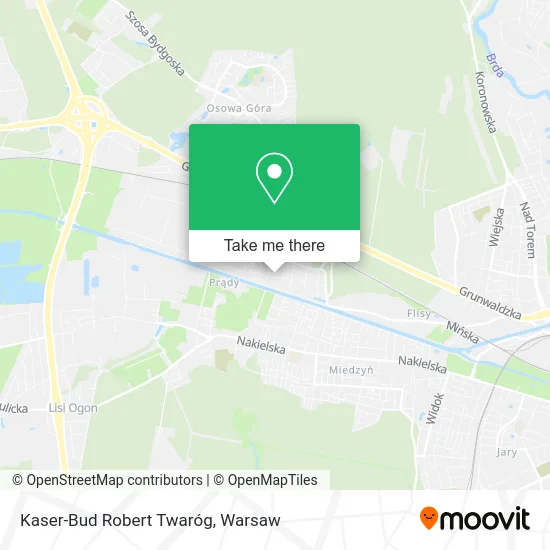 Kaser-Bud Robert Twaróg map