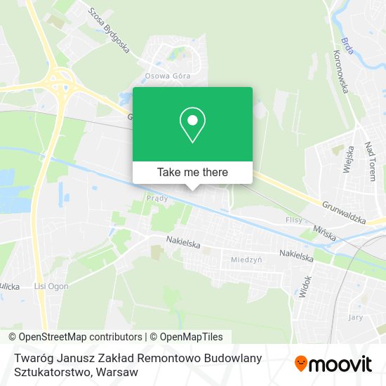 Twaróg Janusz Zakład Remontowo Budowlany Sztukatorstwo map