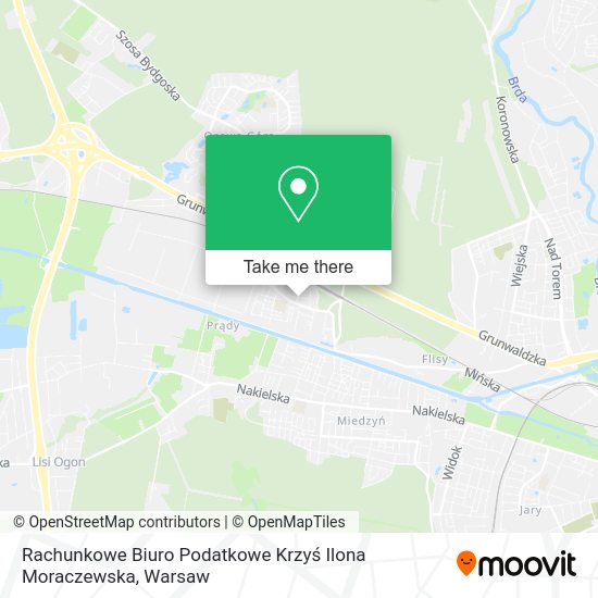 Rachunkowe Biuro Podatkowe Krzyś Ilona Moraczewska map