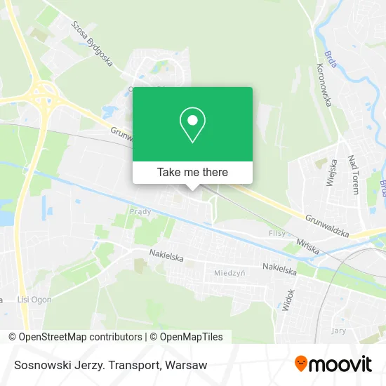 Карта Sosnowski Jerzy. Transport