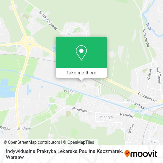 Indywidualna Praktyka Lekarska Paulina Kaczmarek map