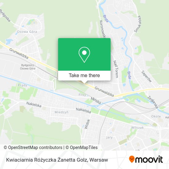 Kwiaciarnia Różyczka Żanetta Golz map