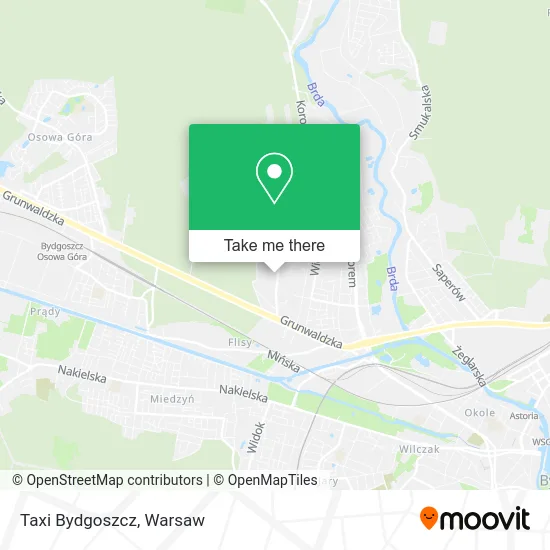 Карта Taxi Bydgoszcz