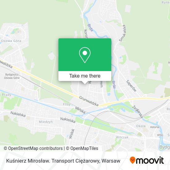 Kuśnierz Mirosław. Transport Ciężarowy map