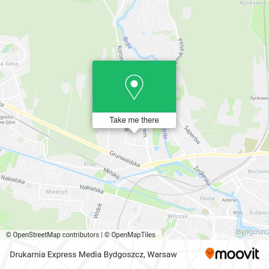 Карта Drukarnia Express Media Bydgoszcz