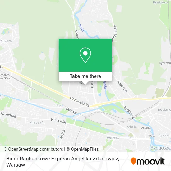 Карта Biuro Rachunkowe Express Angelika Zdanowicz