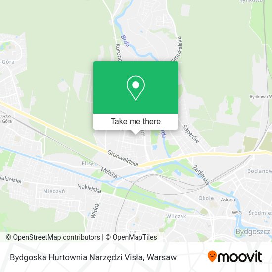 Bydgoska Hurtownia Narzędzi Visła map