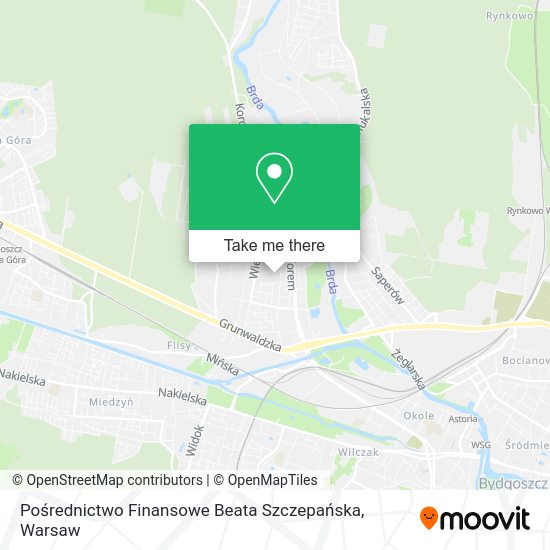 Pośrednictwo Finansowe Beata Szczepańska map