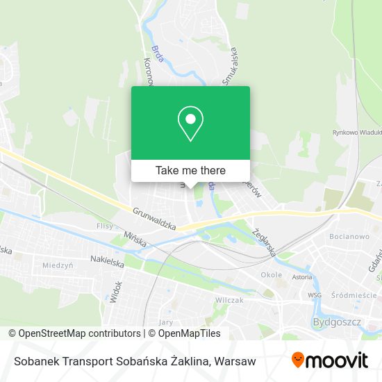 Карта Sobanek Transport Sobańska Żaklina