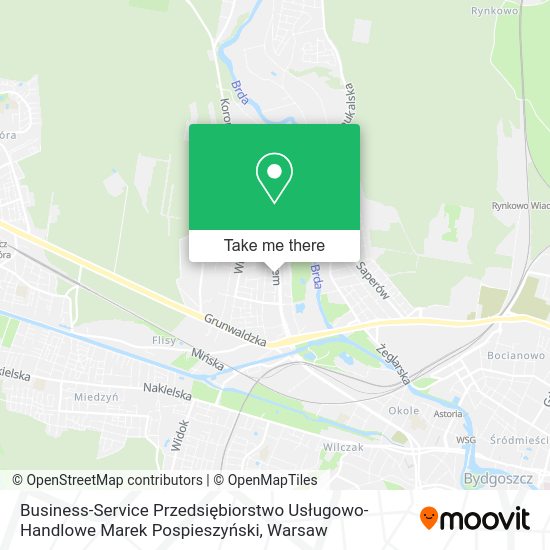 Business-Service Przedsiębiorstwo Usługowo-Handlowe Marek Pospieszyński map