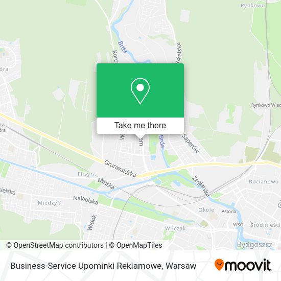 Business-Service Upominki Reklamowe map