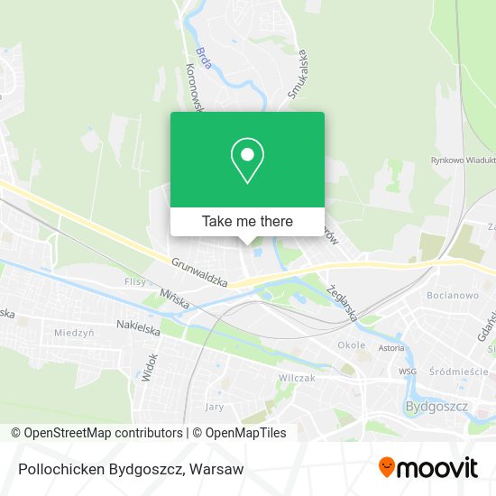 Pollochicken Bydgoszcz map