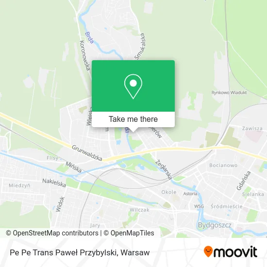 Pe Pe Trans Paweł Przybylski map