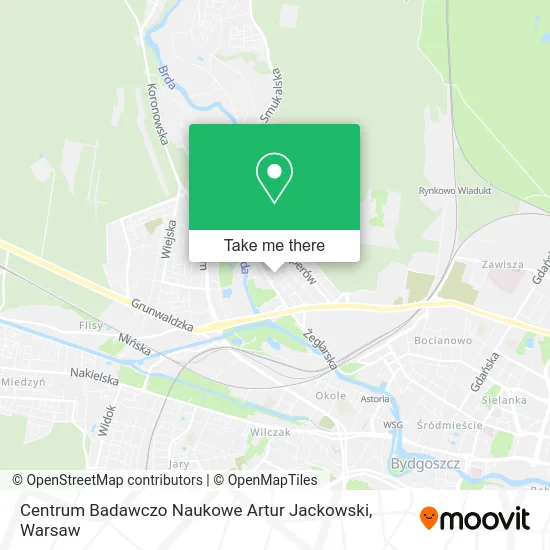Centrum Badawczo Naukowe Artur Jackowski map