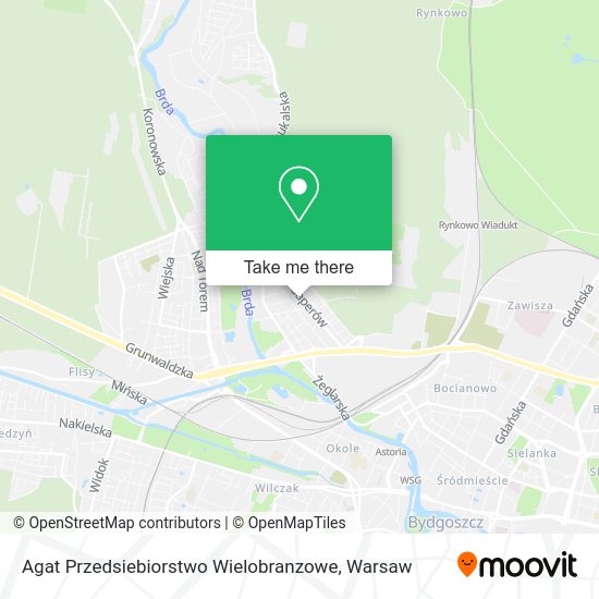 Agat Przedsiebiorstwo Wielobranzowe map