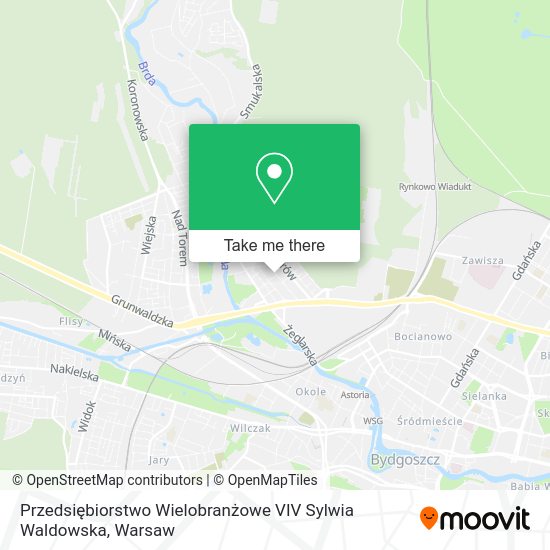 Przedsiębiorstwo Wielobranżowe VIV Sylwia Waldowska map