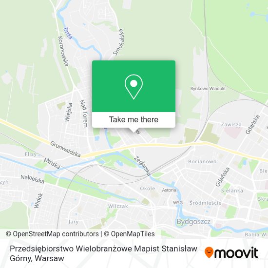 Przedsiębiorstwo Wielobranżowe Mapist Stanisław Górny map