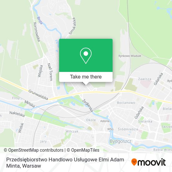 Przedsiębiorstwo Handlowo Usługowe Elmi Adam Minta map