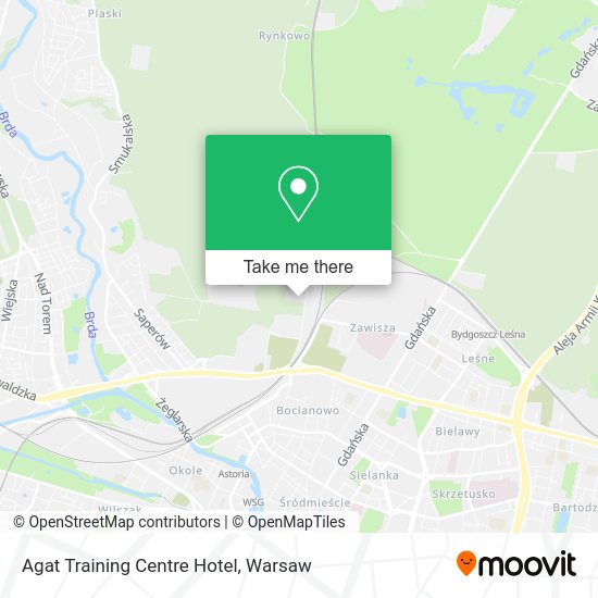 Agat Training Centre Hotel map