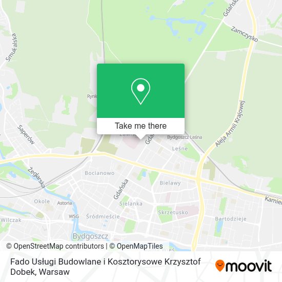 Fado Usługi Budowlane i Kosztorysowe Krzysztof Dobek map