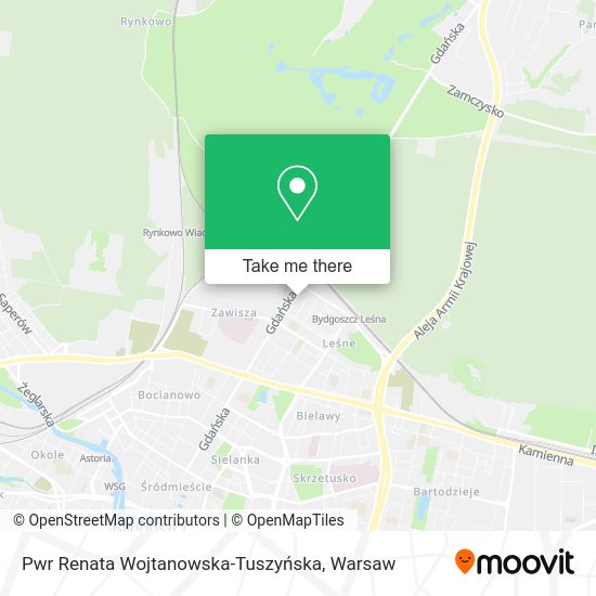 Pwr Renata Wojtanowska-Tuszyńska map