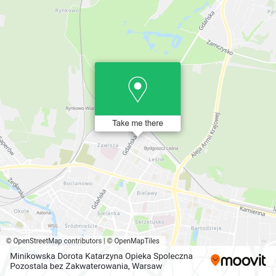 Minikowska Dorota Katarzyna Opieka Spoleczna Pozostala bez Zakwaterowania map