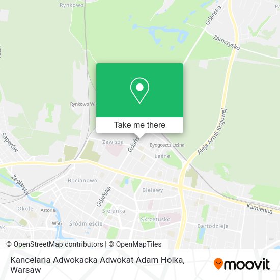 Kancelaria Adwokacka Adwokat Adam Holka map