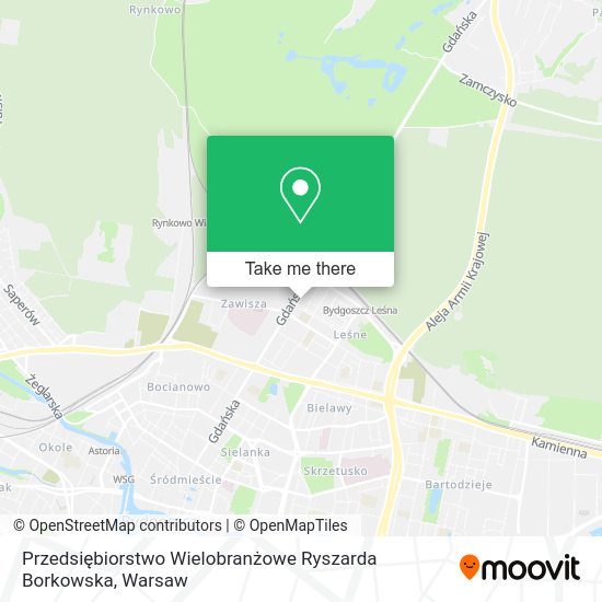 Przedsiębiorstwo Wielobranżowe Ryszarda Borkowska map