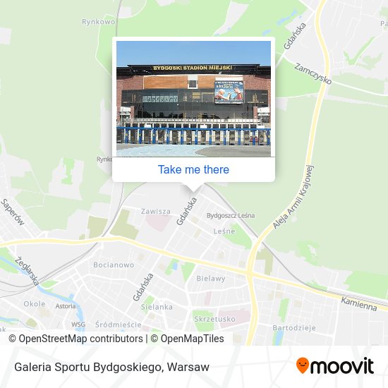 Galeria Sportu Bydgoskiego map