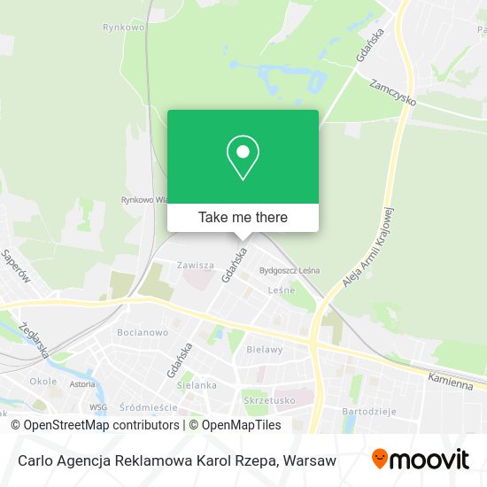 Carlo Agencja Reklamowa Karol Rzepa map