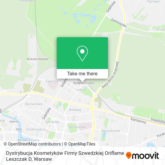 Dystrybucja Kosmetyków Firmy Szwedzkiej Oriflame Leszczak D map