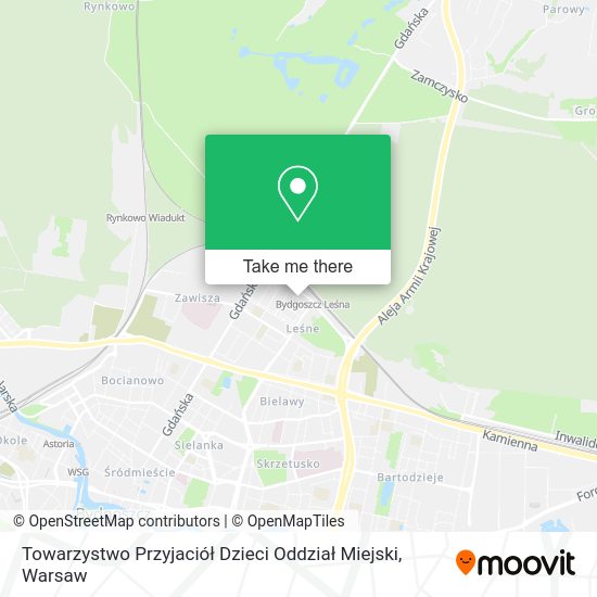 Towarzystwo Przyjaciół Dzieci Oddział Miejski map