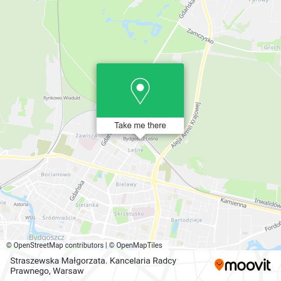 Straszewska Małgorzata. Kancelaria Radcy Prawnego map