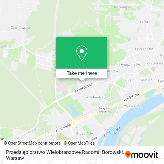 Przedsiębiorstwo Wielobranżowe Radomił Borowski map