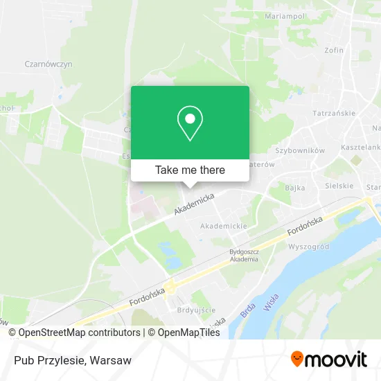 Карта Pub Przylesie