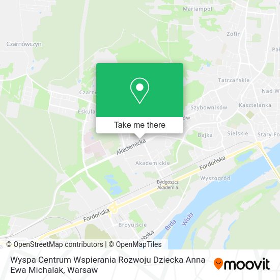 Wyspa Centrum Wspierania Rozwoju Dziecka Anna Ewa Michalak map