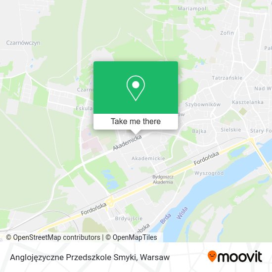 Anglojęzyczne Przedszkole Smyki map