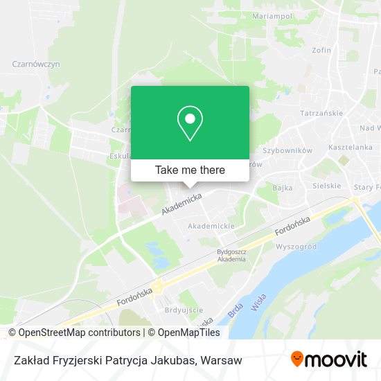 Zakład Fryzjerski Patrycja Jakubas map